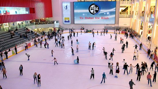 Ice rink Dubai Mall